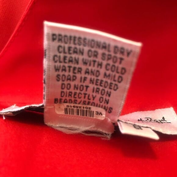 Mac Duggal Red Sleeveless Dress - Picture 11 of 14